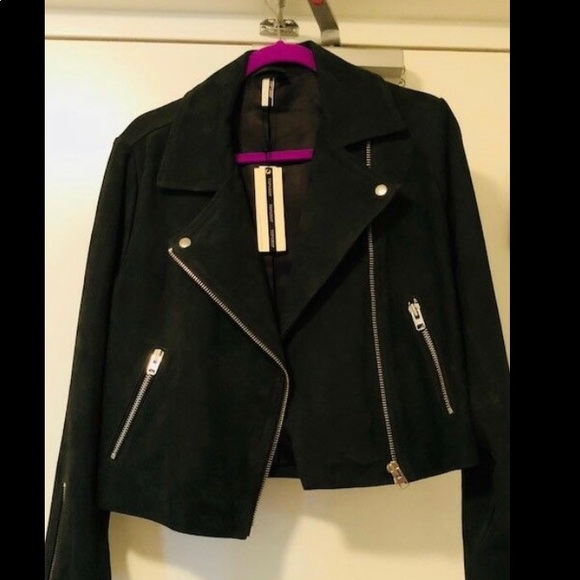 TOPSHOP FOREST GREEN SUEDE CADDY JACKET - Picture 4 of 7